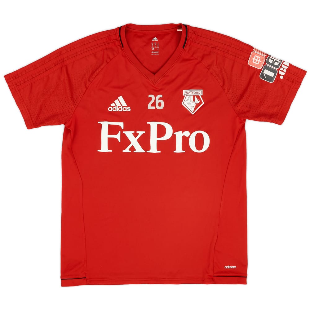 2017-18 Watford Player Issue adidas Training Shirt #26 - 7/10 - (M)