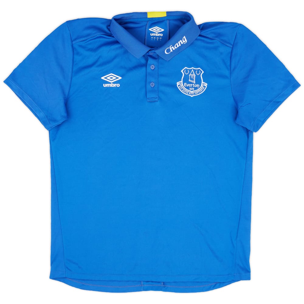 2016-17 Everton Umbro Polo Shirt - 9/10 - (L)