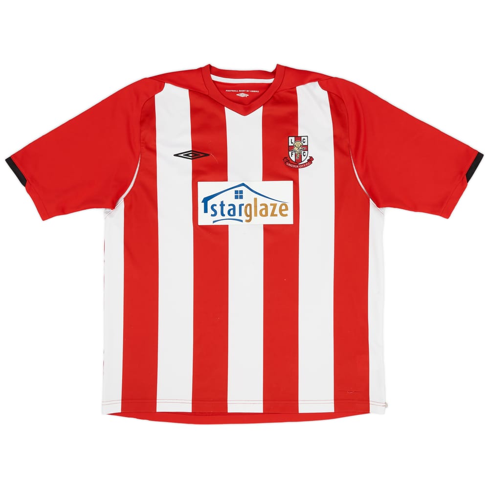 2007-08 Lincoln City Home Shirt - 6/10 - (XXL)