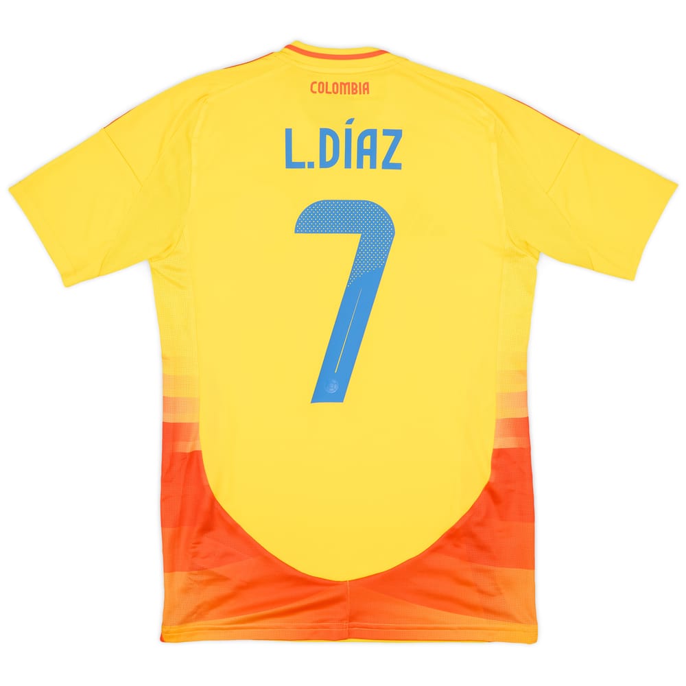 2024-25 Colombia Home Shirt L.Diaz #7 (S)