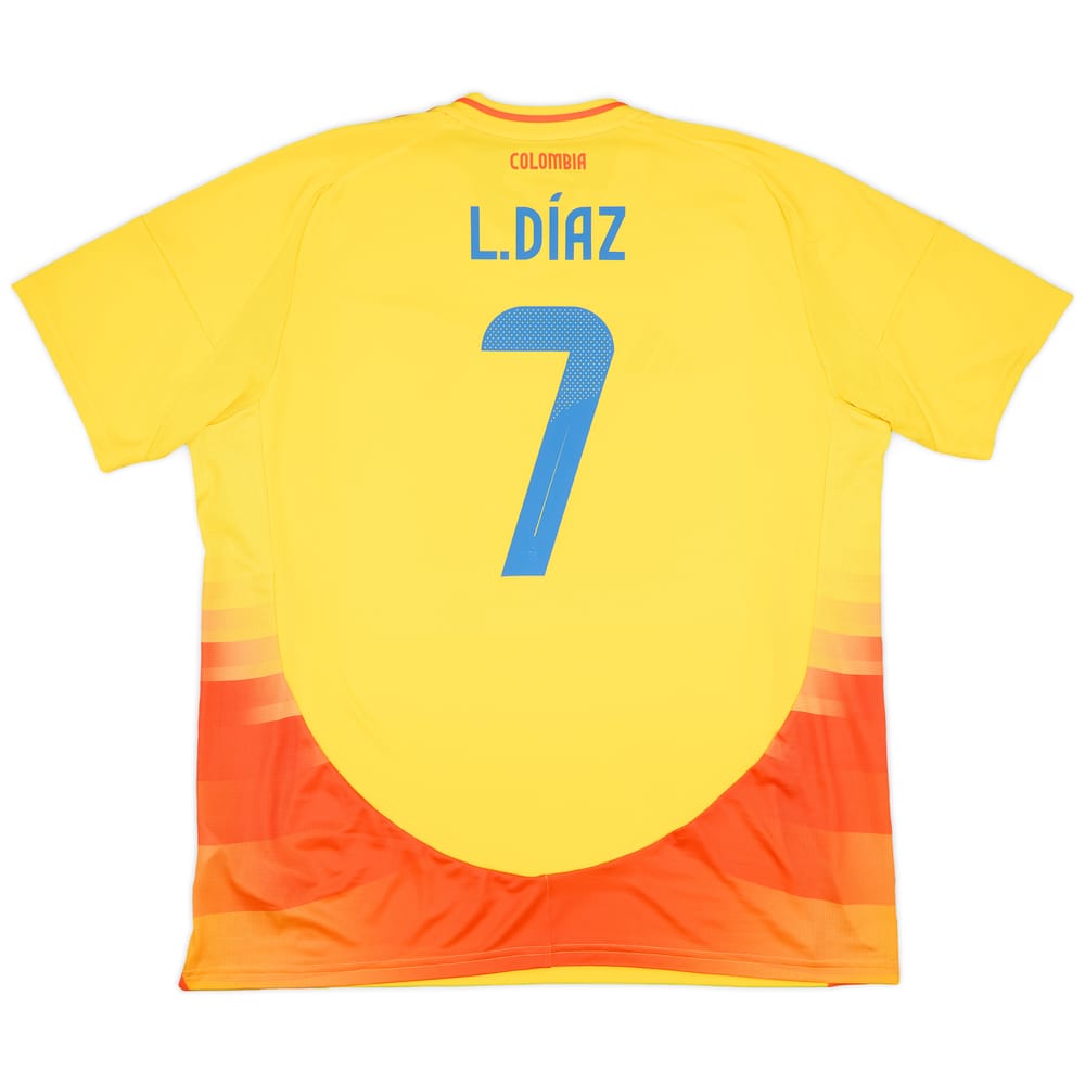 2024-25 Colombia Home Shirt L.Diaz #7 (XXL)