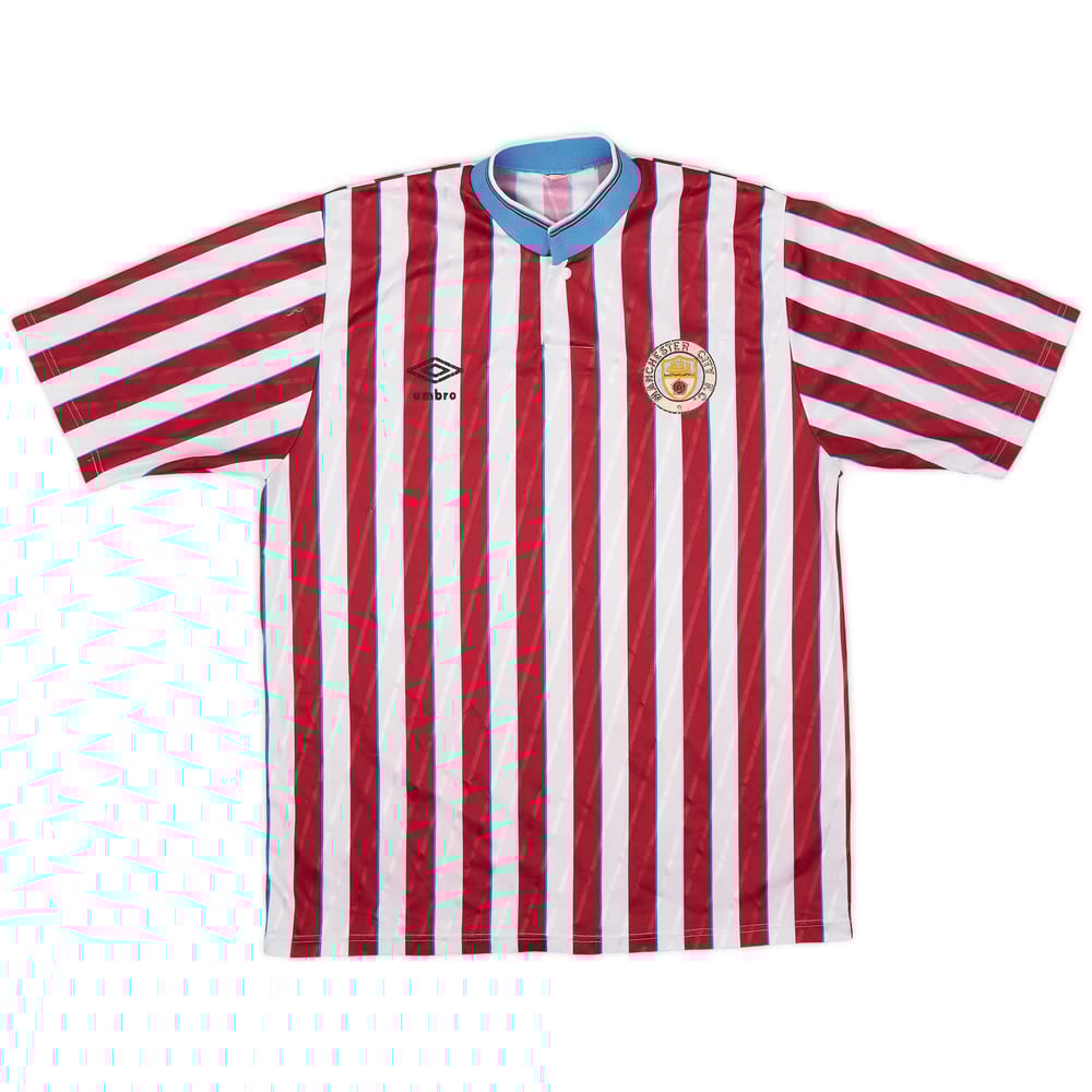 1988-90 Manchester City Away Shirt - 6/10 - (M)