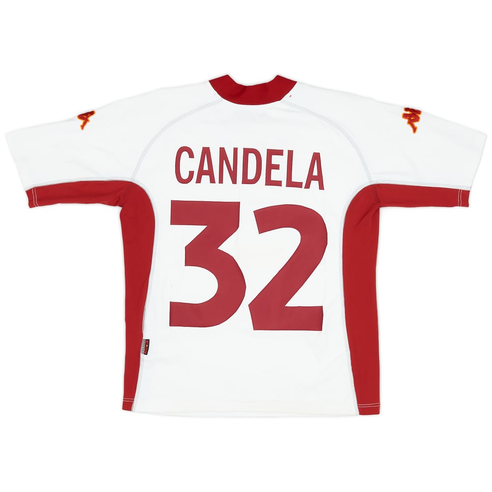 2001-02 Roma Away Shirt Candela #32 - 6/10 - (L)
