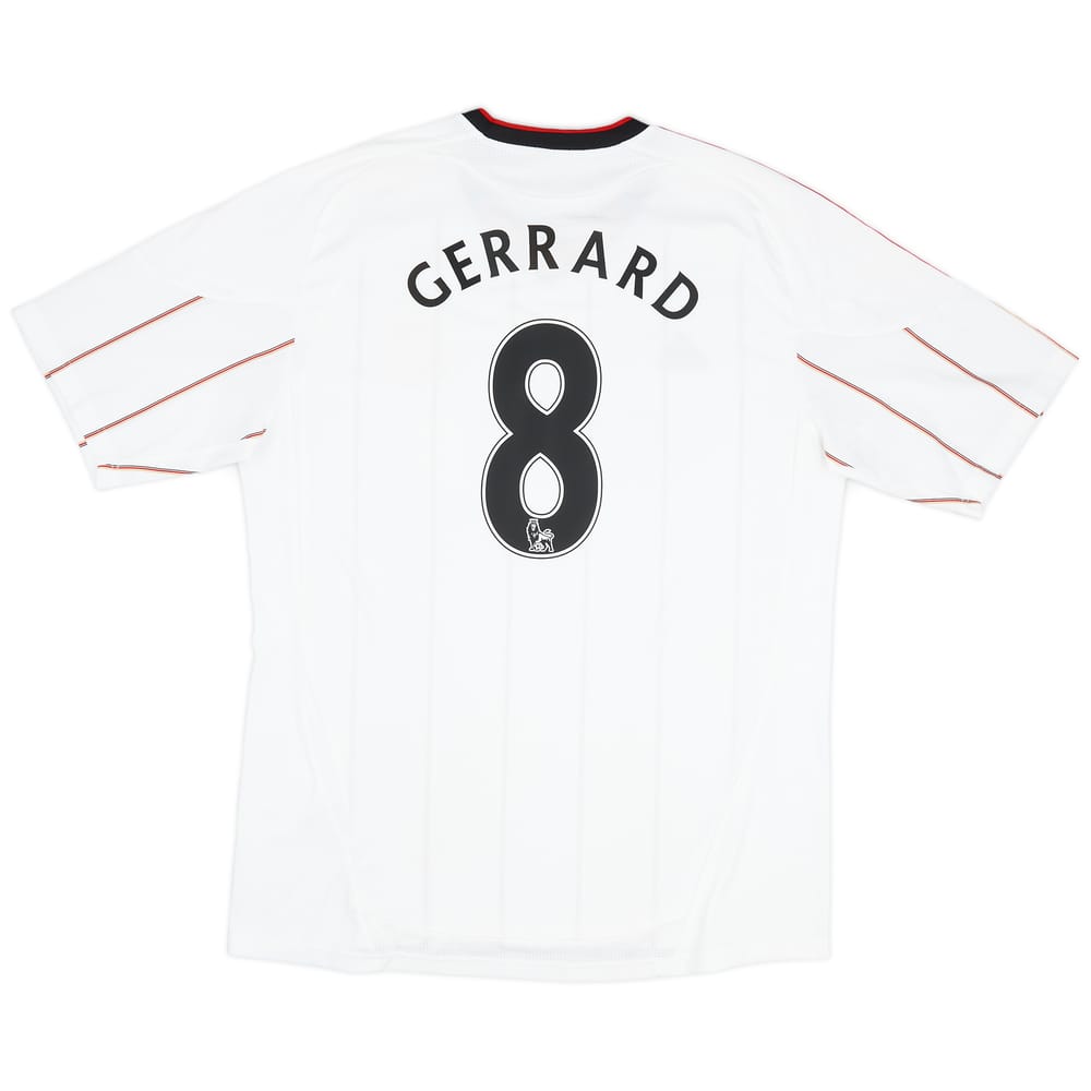 2010-11 Liverpool Away Shirt Gerrard #8 - 8/10 - (XL)