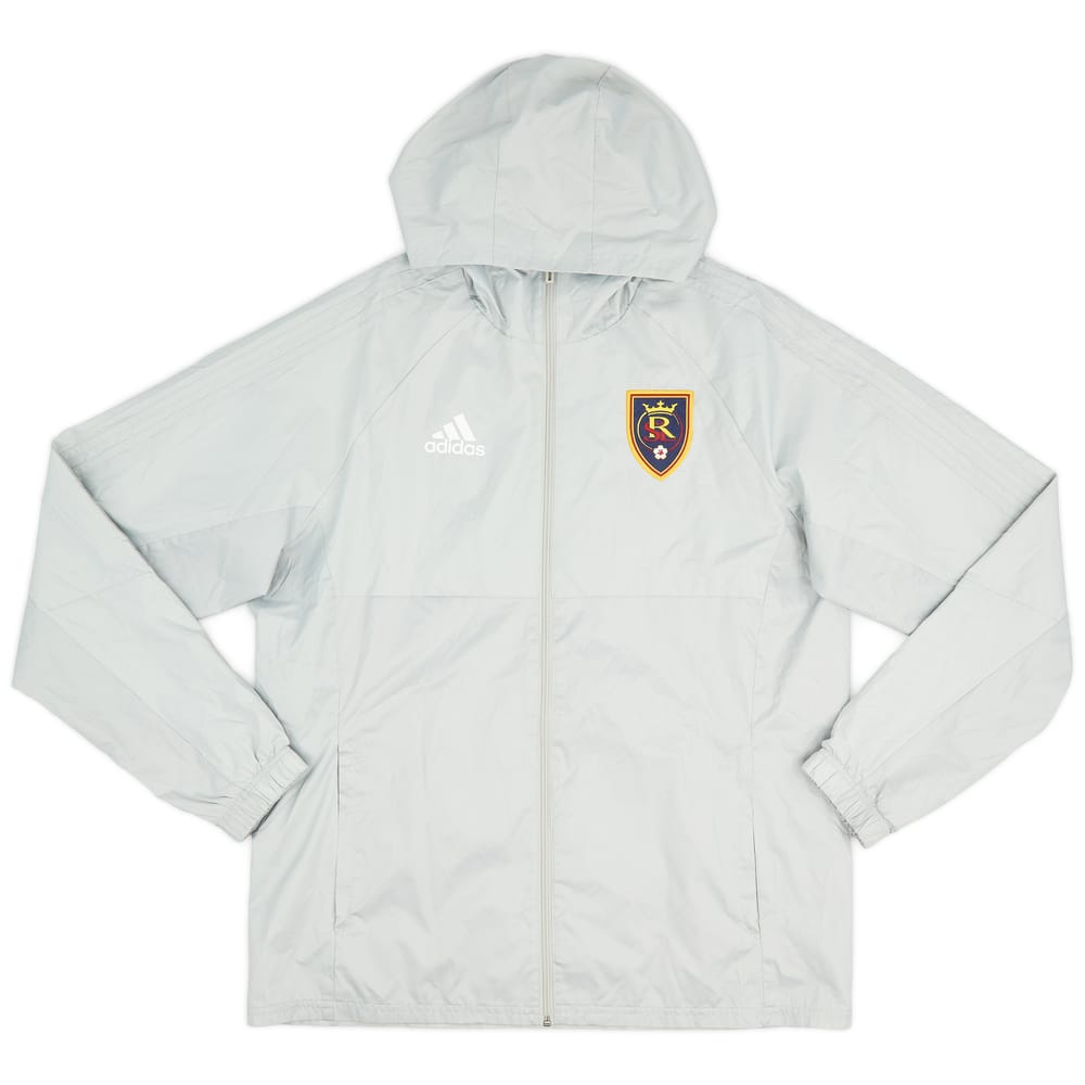 2016 Real Salt Lake adidas Hooded Rain Jacket - 9/10 - (L)