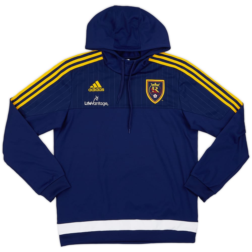 2013 Real Salt Lake adidas Hooded Sweat Top - 9/10 - (M)