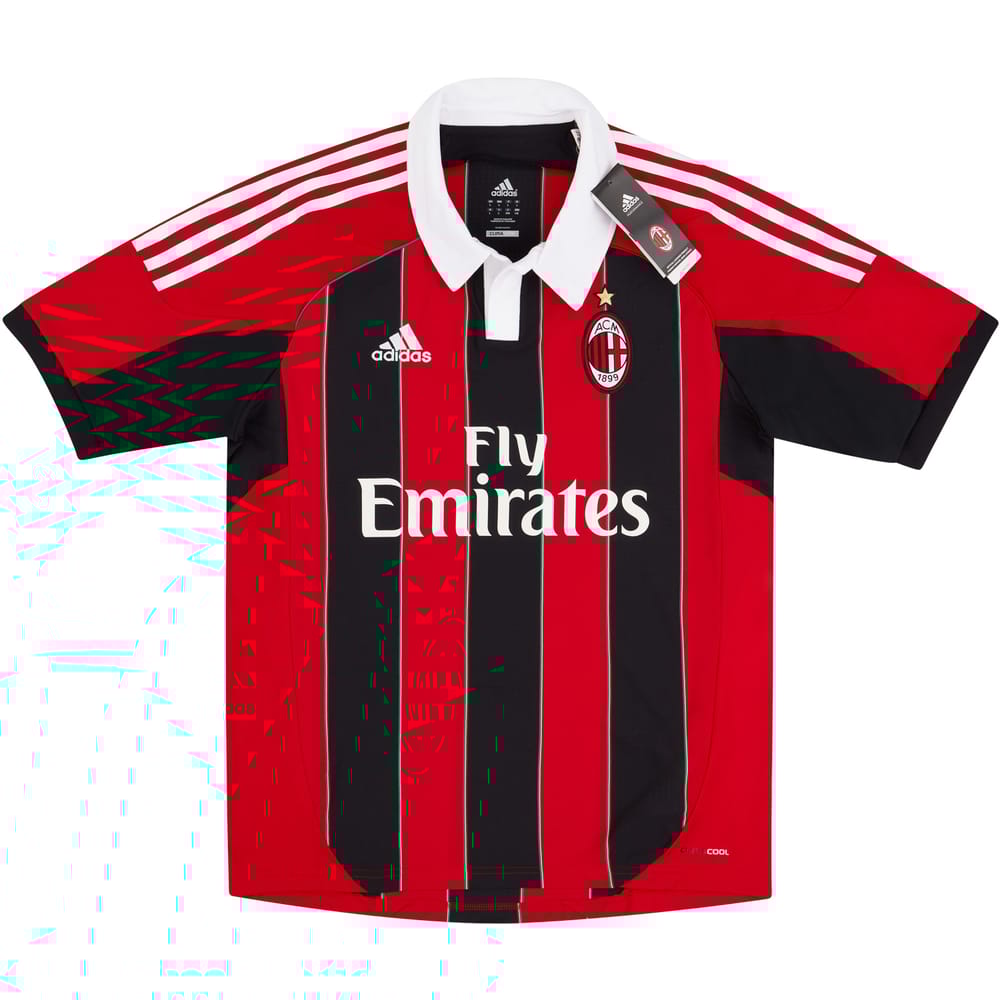 2012-13 AC Milan Home Shirt - NEW - (XL)