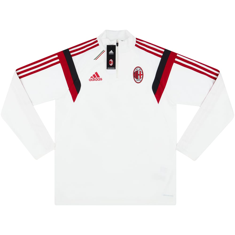2014-15 AC Milan adidas 1/2 Zip Training Top (S)