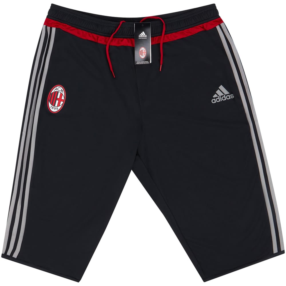 2015-16 AC Milan adidas 3/4 Training Pants - NEW