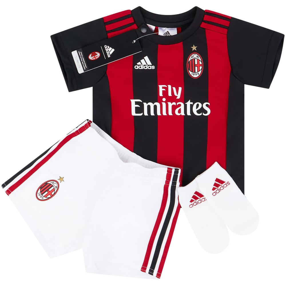 2017-18 AC Milan Home Full Kit - NEW - (BABY)