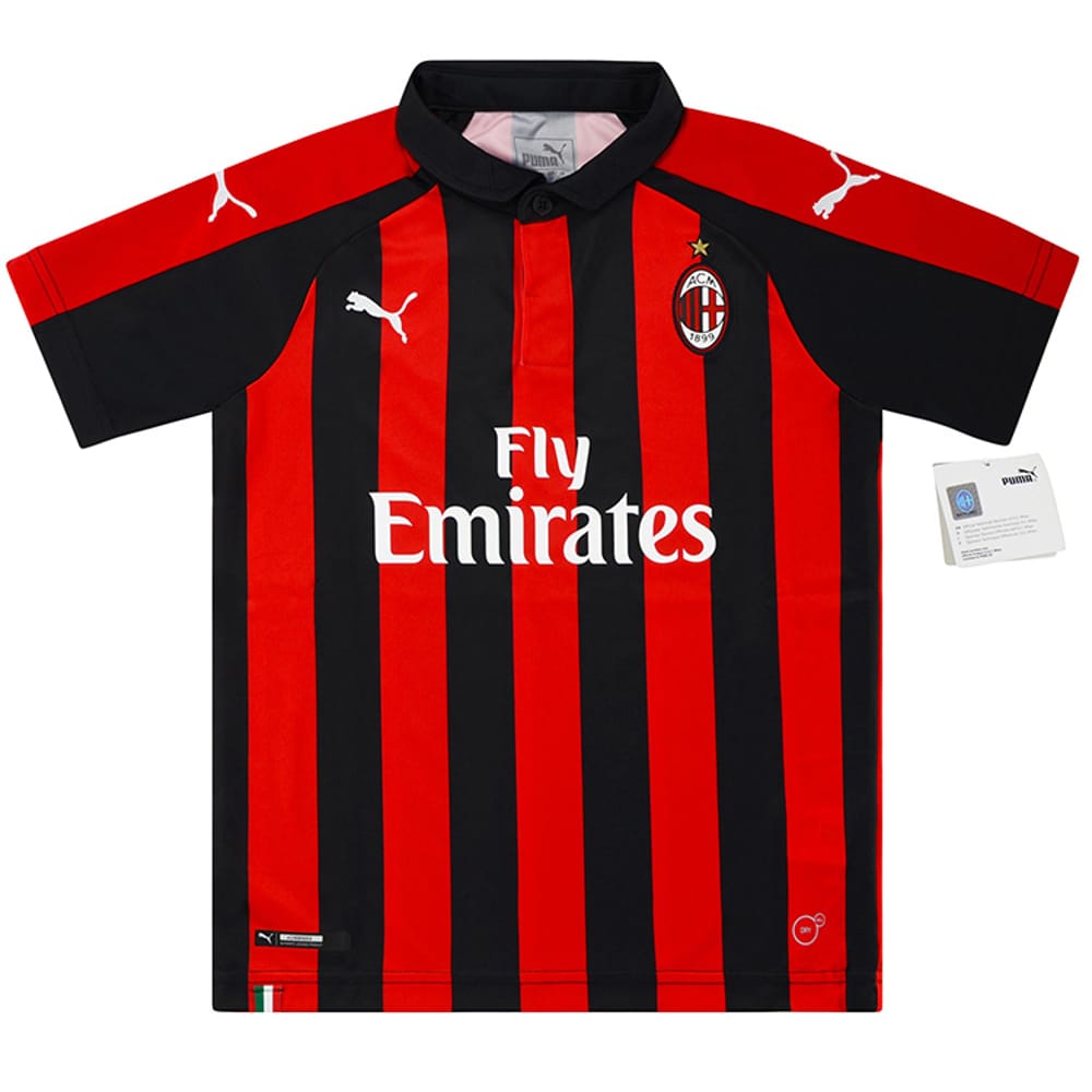 2018-19 AC Milan Home Shirt (KIDS)