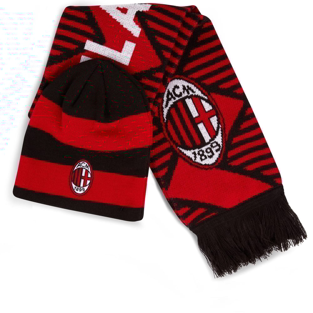 2018-19 AC Milan Puma Supporters' Scarf/Beanie Set