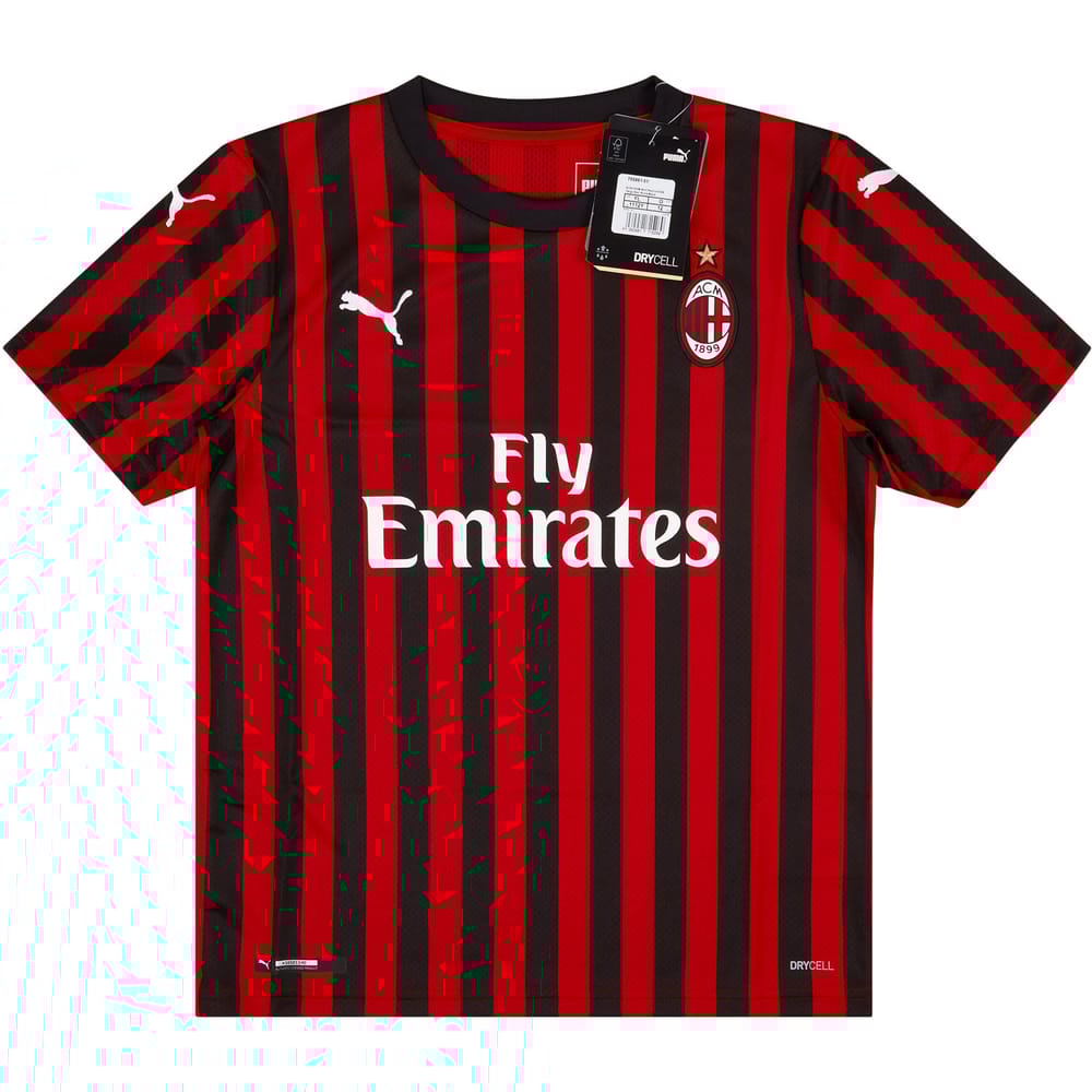 2019-20 AC Milan Home Shirt (KIDS)