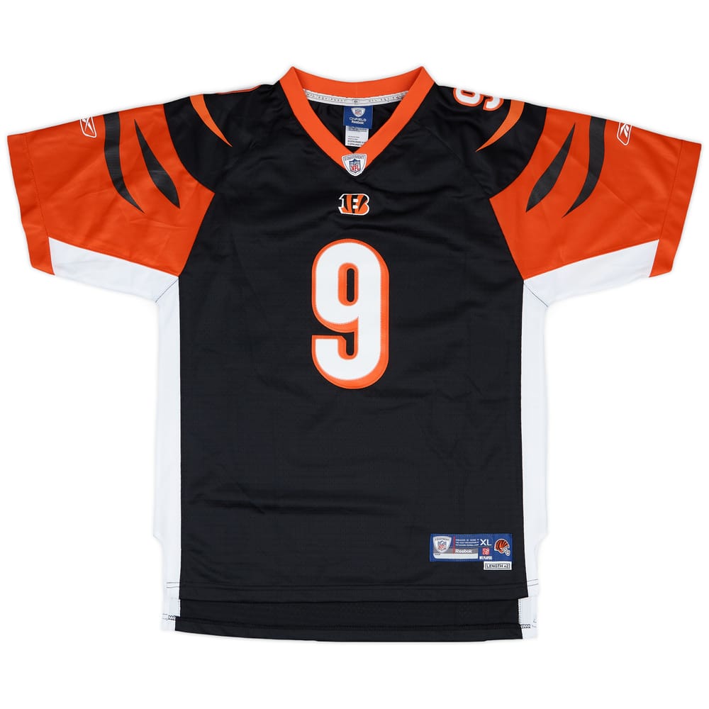 2008-10 Cincinnati Bengals Palmer #9 Reebok Premier Home Jersey - 9/10 - (XL.Boys)