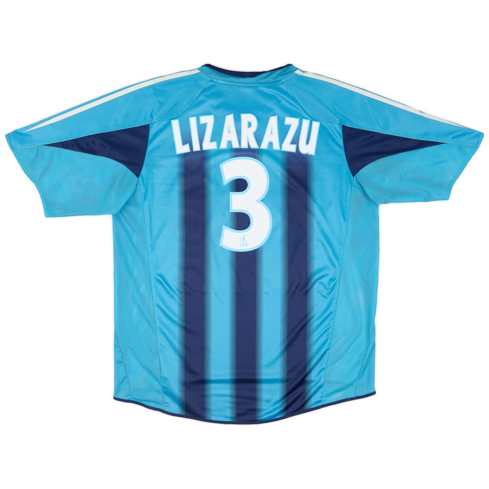 2004-05 Olympique Marseille Away Shirt Lizarazu #3 - 8/10 - (L)