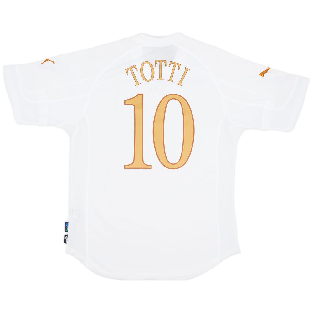 2004-06 Italy Away Shirt Totti #10 (L)