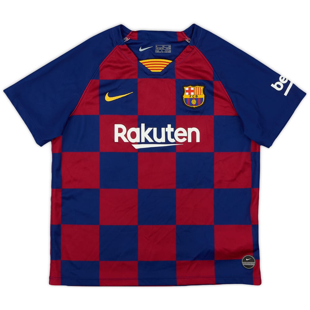 2019-20 Barcelona Home Shirt - 9/10 - (7-8 Years)