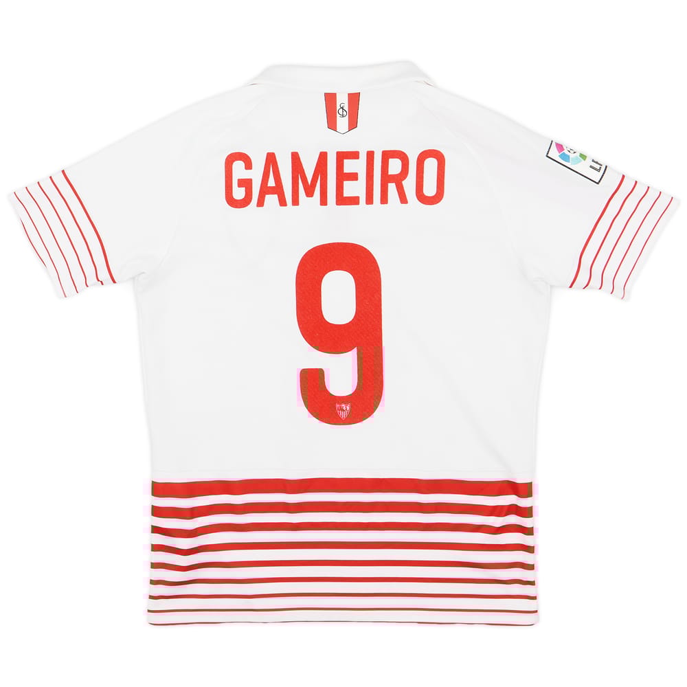2015-16 Sevilla Home Shirt Gameiro #9 - 3/10 - (M.Boys)
