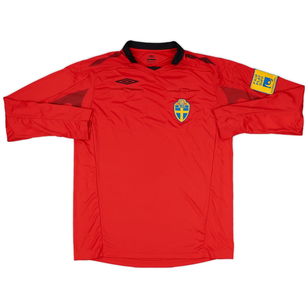 2007-08 Sweden Umbro Referee L/S Shirt - 9/10 - (L)