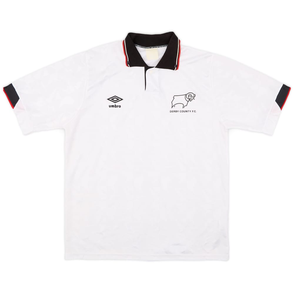 1989-91 Derby County Home Shirt - 8/10 - (L)