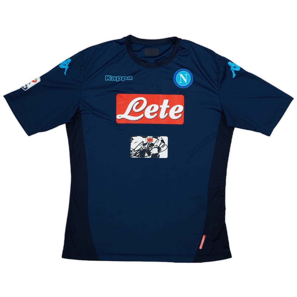 2017-18 Napoli Authentic Third Shirt - 4/10 - (XL)