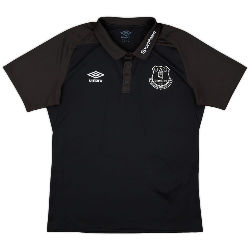 2017-18 Everton Umbro Polo Shirt - 9/10 - (M)