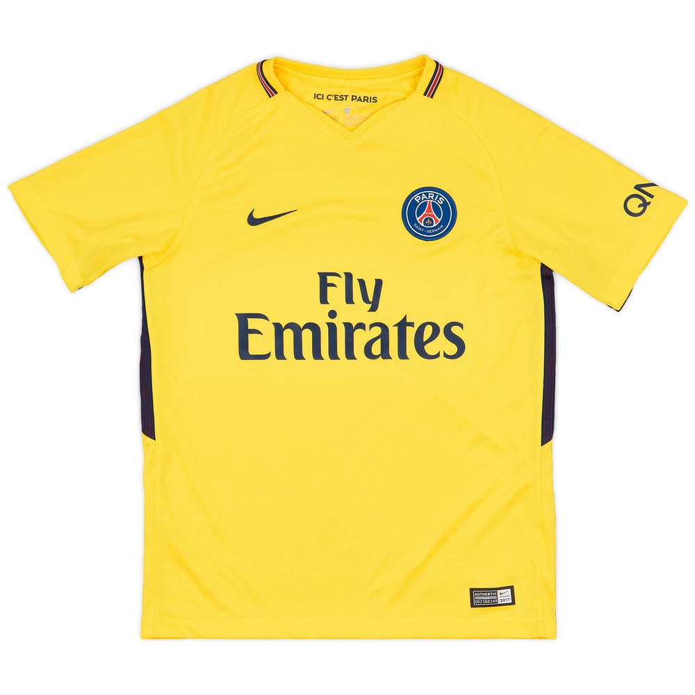 2017-18 Paris Saint-Germain Away Shirt - 10/10 - (L.Boys)