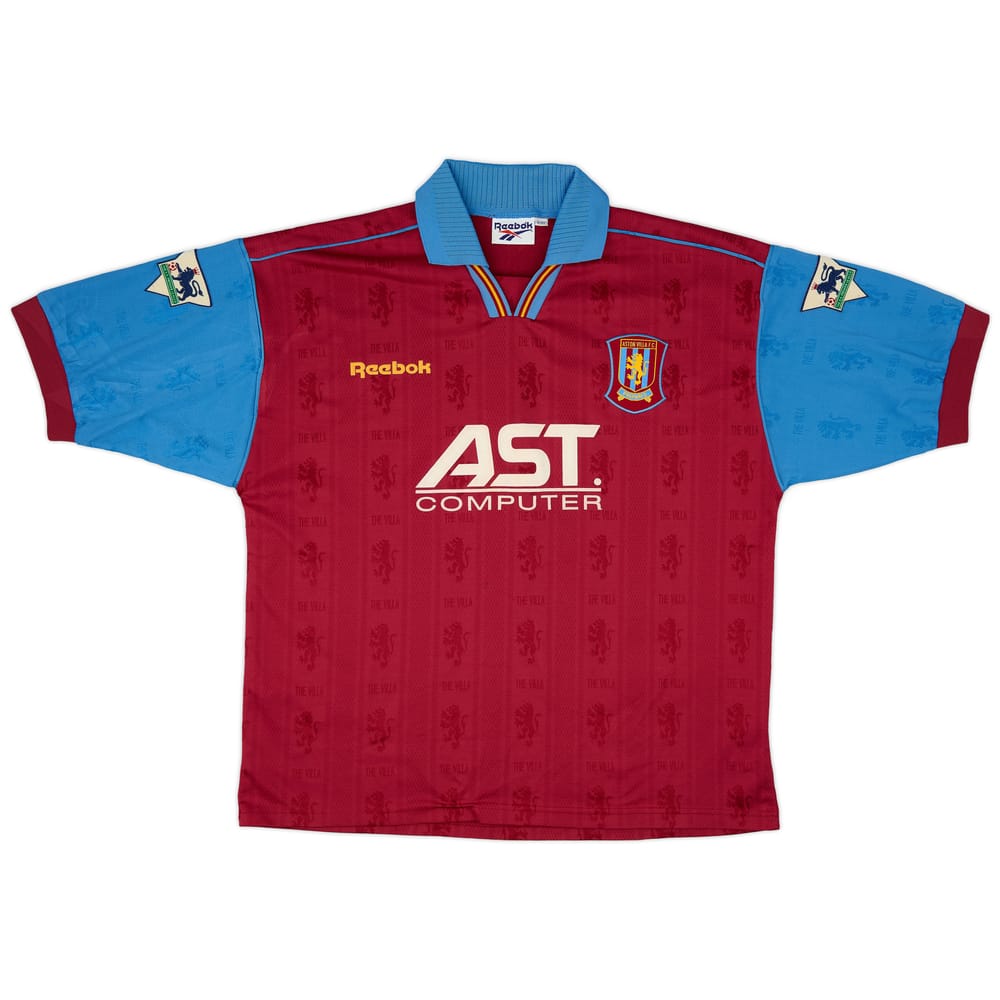 1995-97 Aston Villa Home Shirt - 9/10 - (XL)
