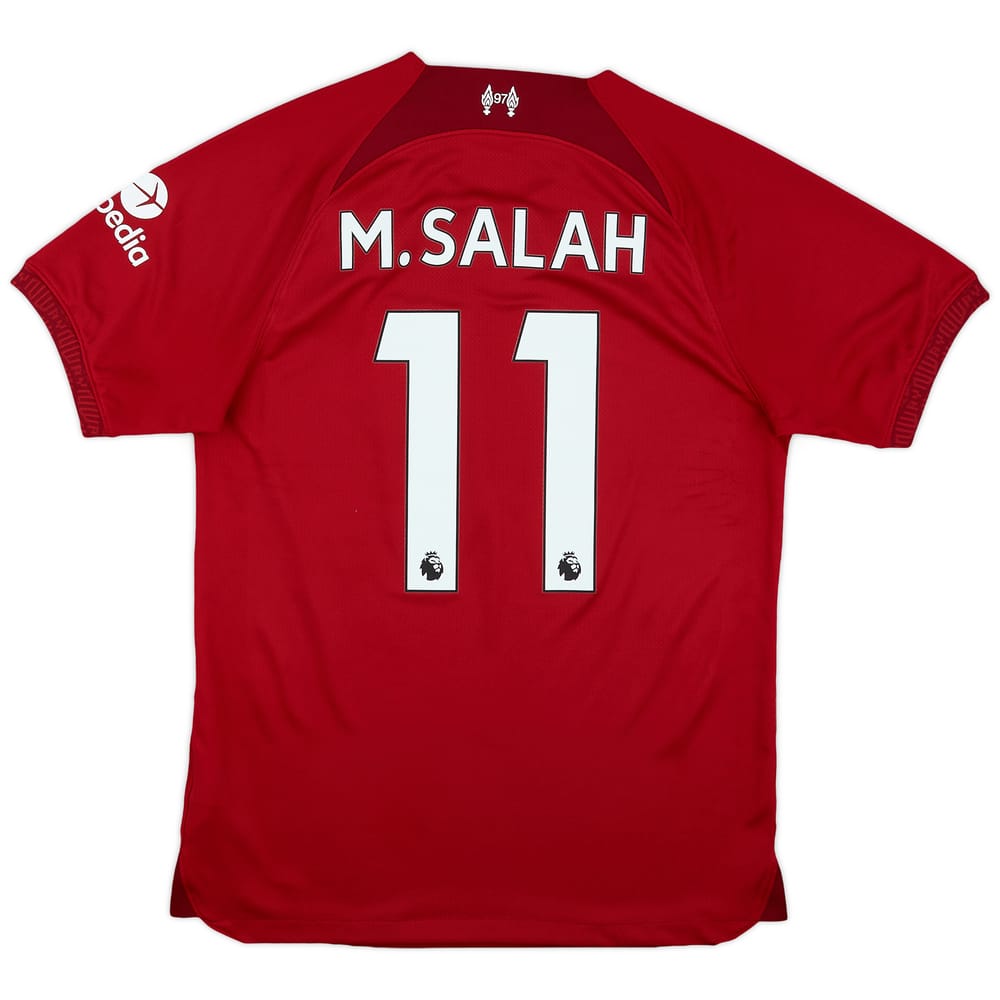 2022-23 Liverpool Home Shirt M.Salah #11 - 9/10 - (S)