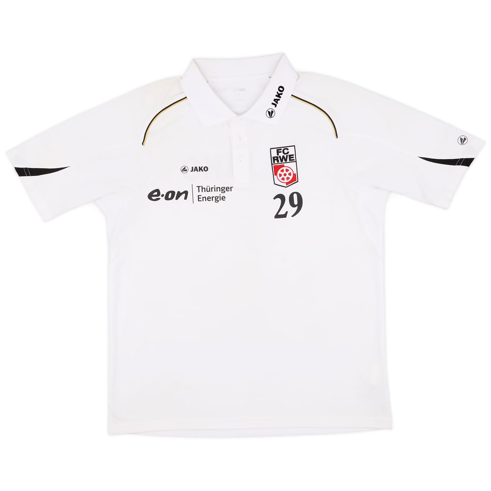 2006-07 Rot-Weiss Erfurt Player Issue Jako Polo Shirt #29 - 9/10 - (M)