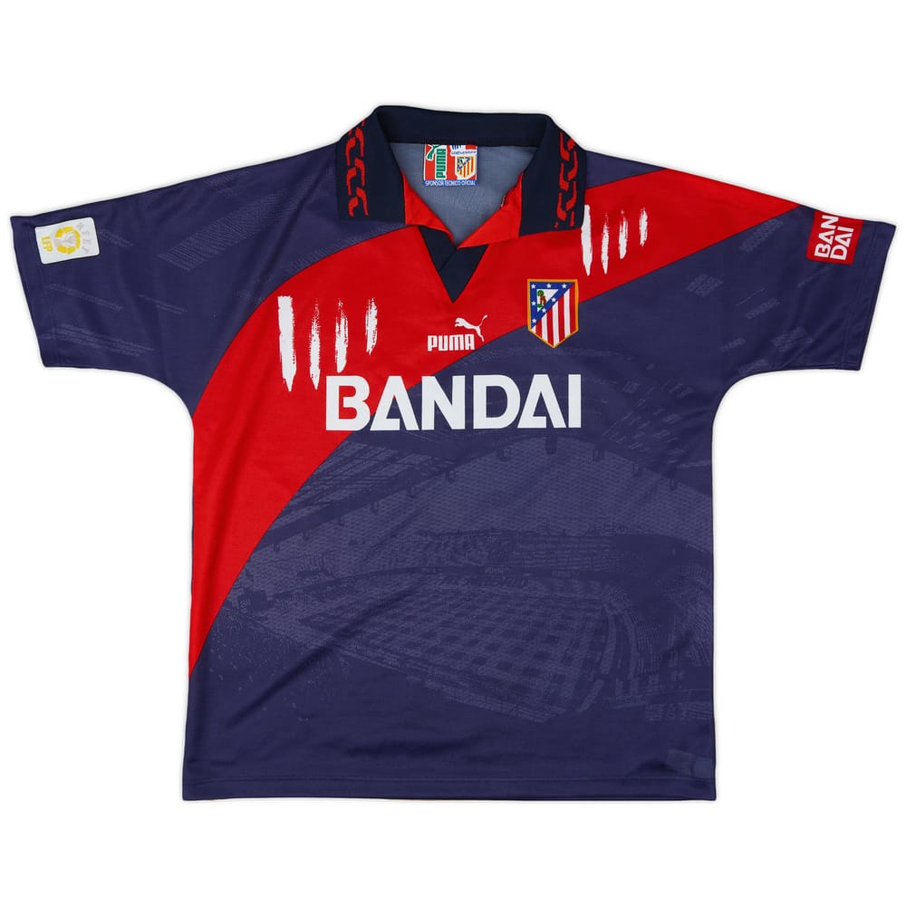 1995-96 Atletico Madrid Away Shirt - 9/10 - (L.Boys)