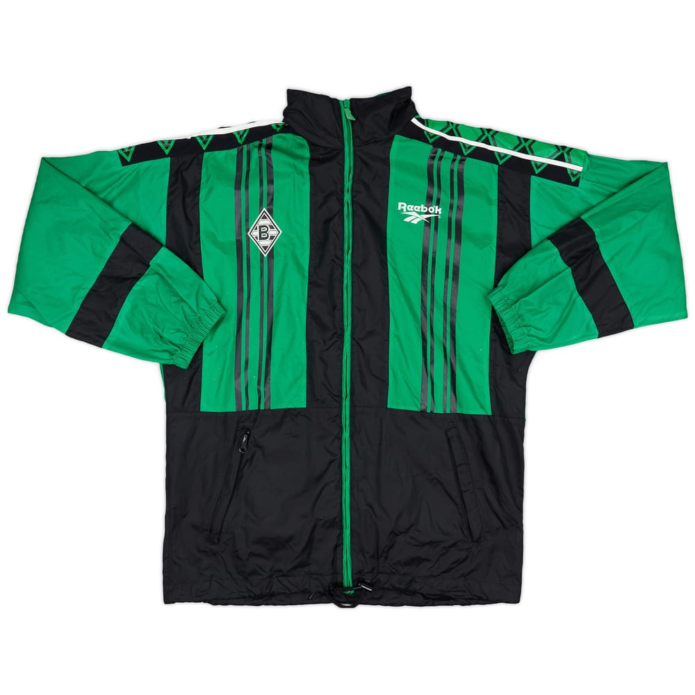 1996-98 Borussia Monchengladbach Reebok Hooded Rain Jacket - 9/10 - (M)