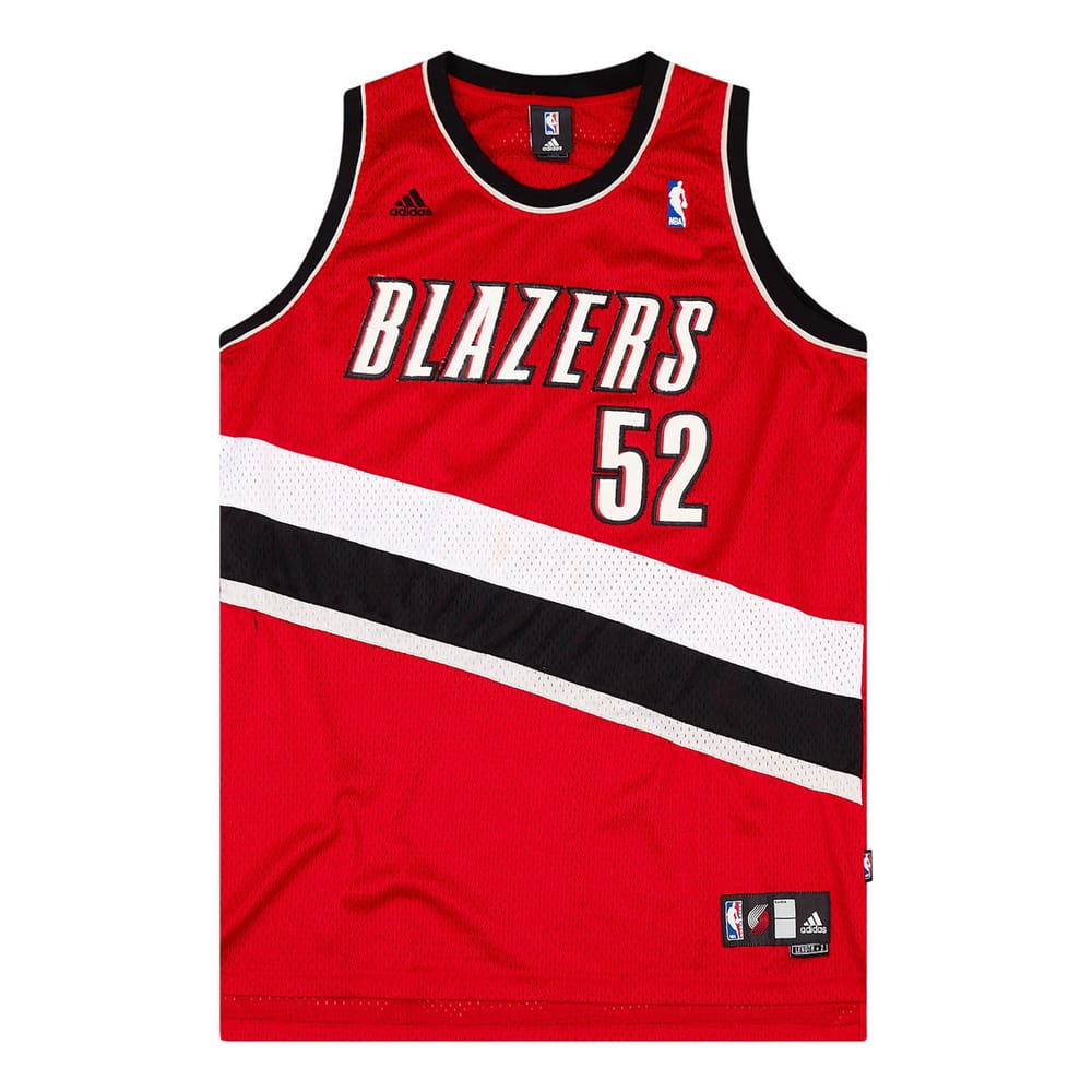 2007-10 Portland Trail Blazers Oden #52 adidas Swingman Jersey (Alternate) XL