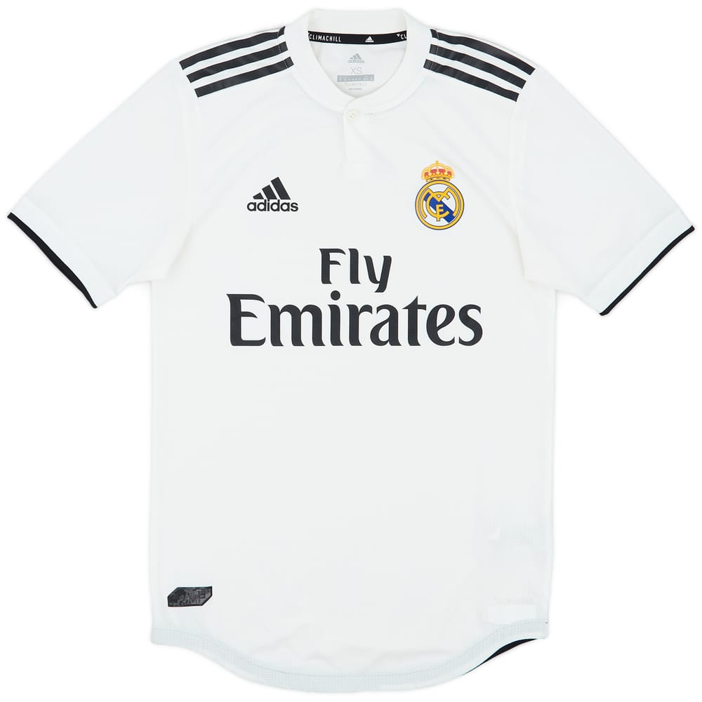 2018-19 Real Madrid Authentic Home Shirt - 10/10 - (XS)