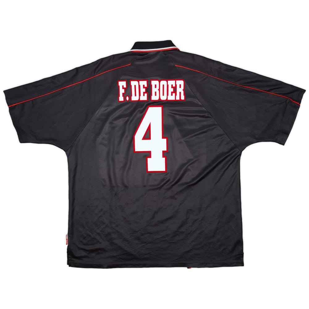 1998-99 Ajax Away Shirt F.De Boer #4 - 8/10 - (XXL)