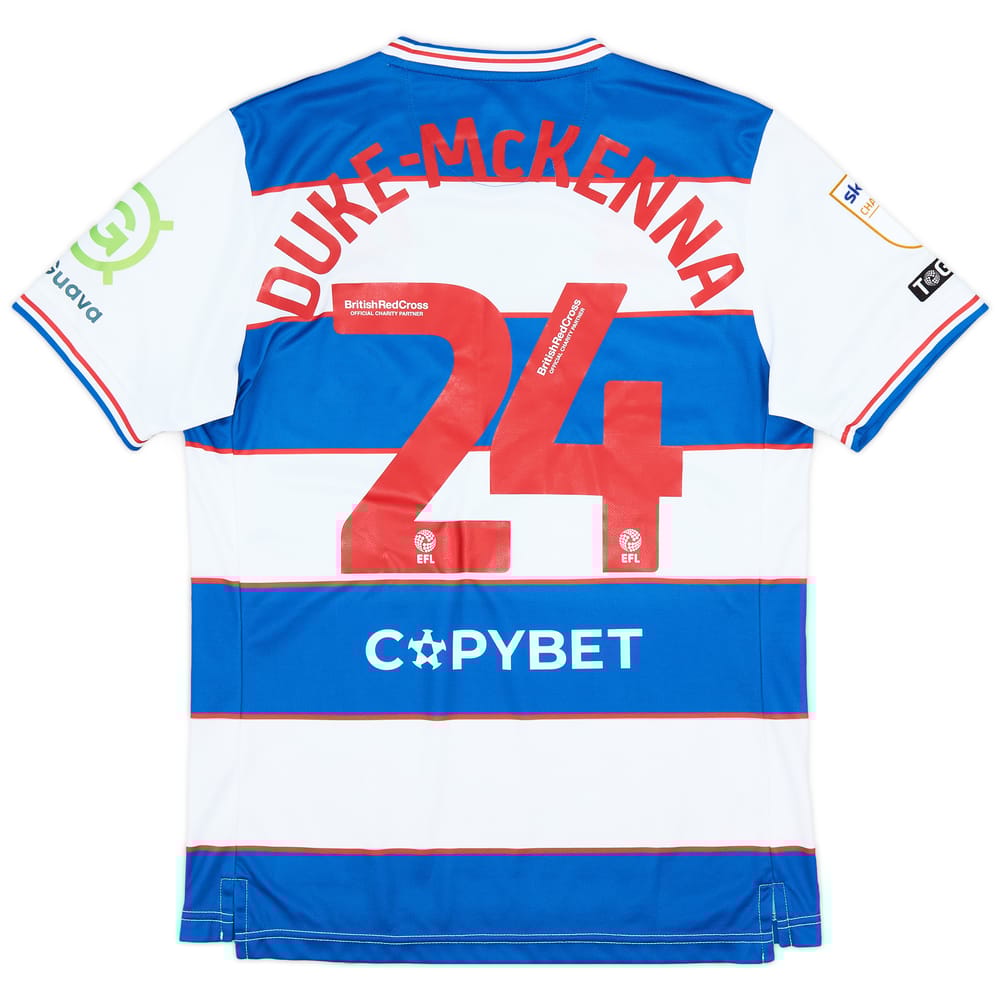 2023-24 QPR Match Issue Home Shirt Duke-McKenna #24