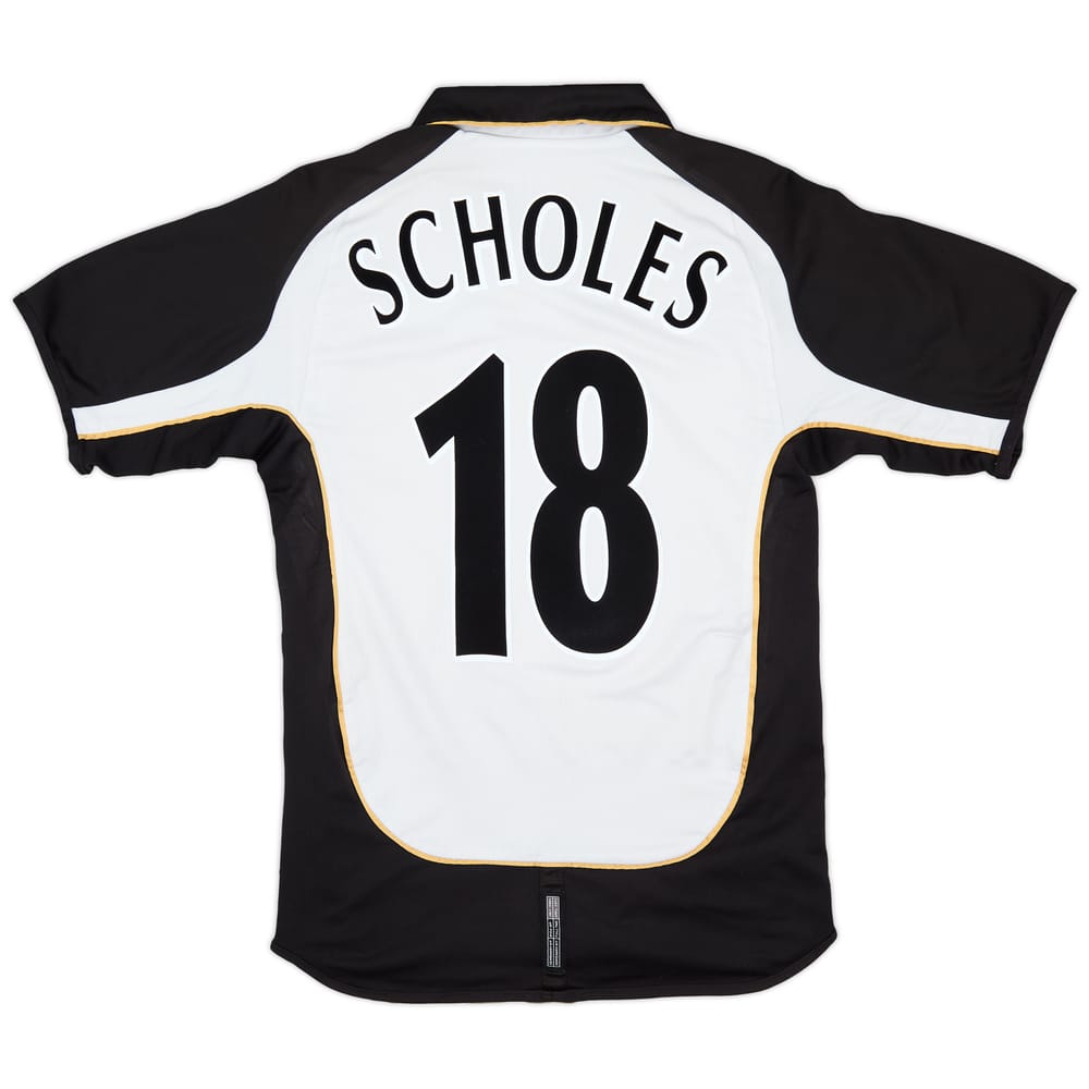 2001-02 Manchester United Centenary Away/Third Shirt Scholes #18 - 5/10 - (S)