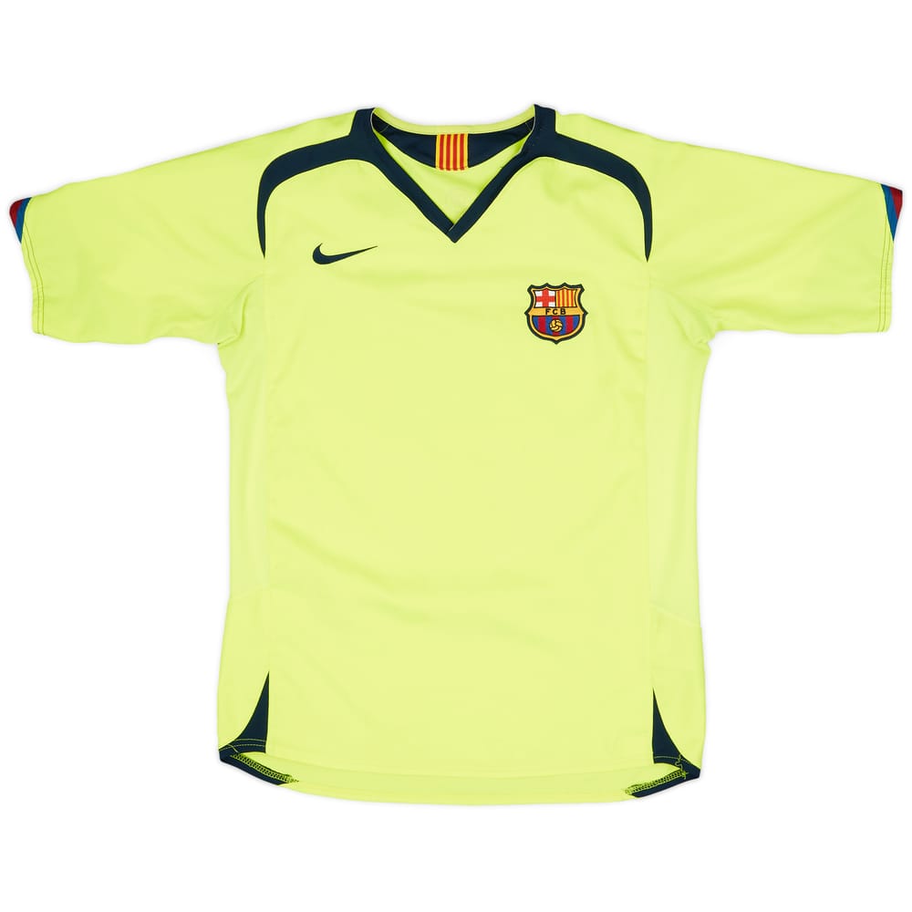 2005-06 Barcelona Away Shirt - 8/10 - (XL.Boys)