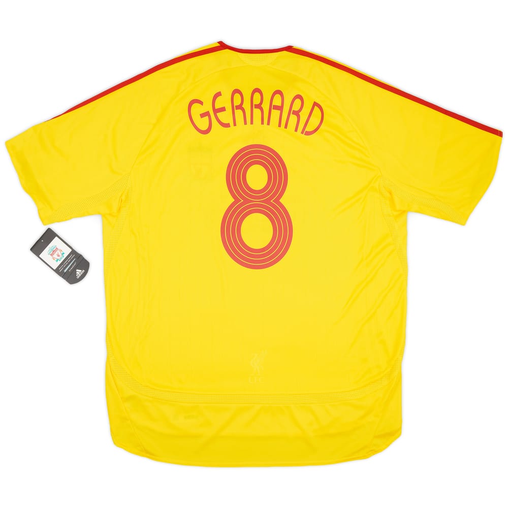 2006-07 Liverpool Away Shirt Gerrard #8 (XL)