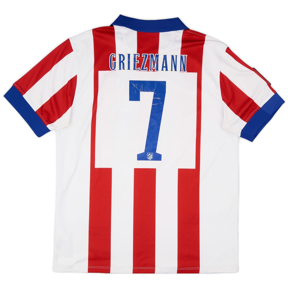 2014-15 Atletico Madrid Home Shirt Griezmann #7 - 4/10 - (XL)