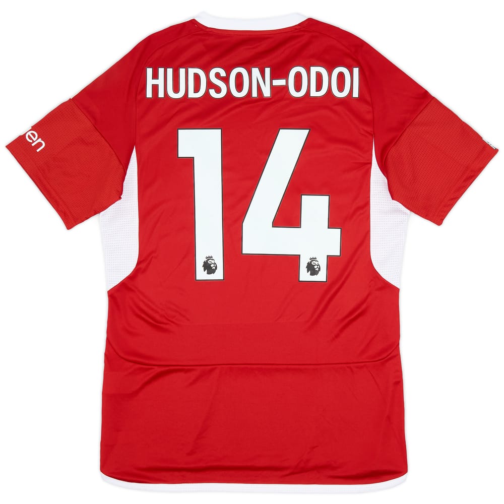 2023-24 Nottingham Forest Match Issue Home Shirt Hudson-Odoi #14