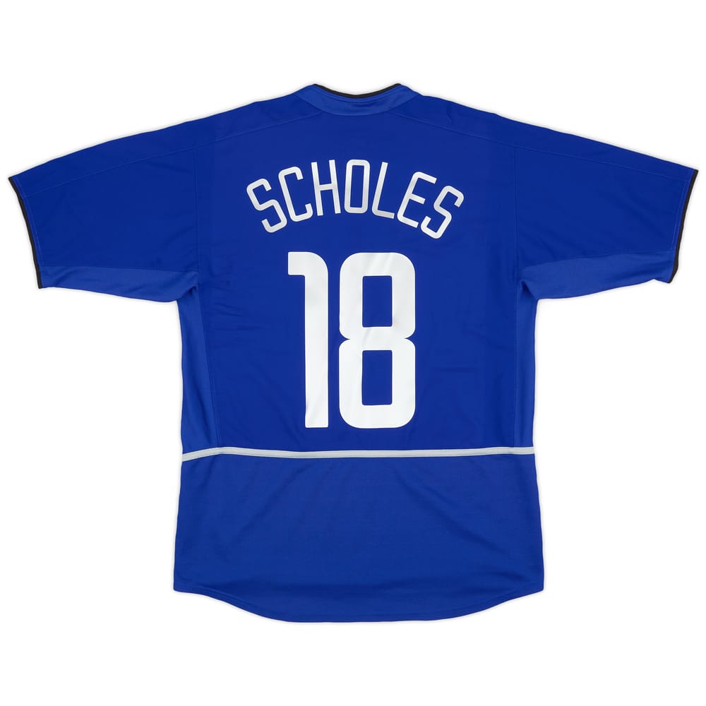 2002-03 Manchester United Third Shirt Scholes #18 - 8/10 - (M)