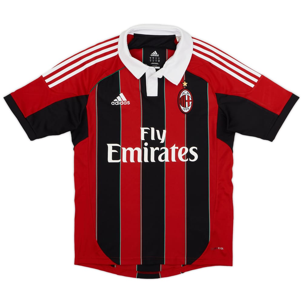 2012-13 AC Milan Home Shirt - 9/10 - (M)