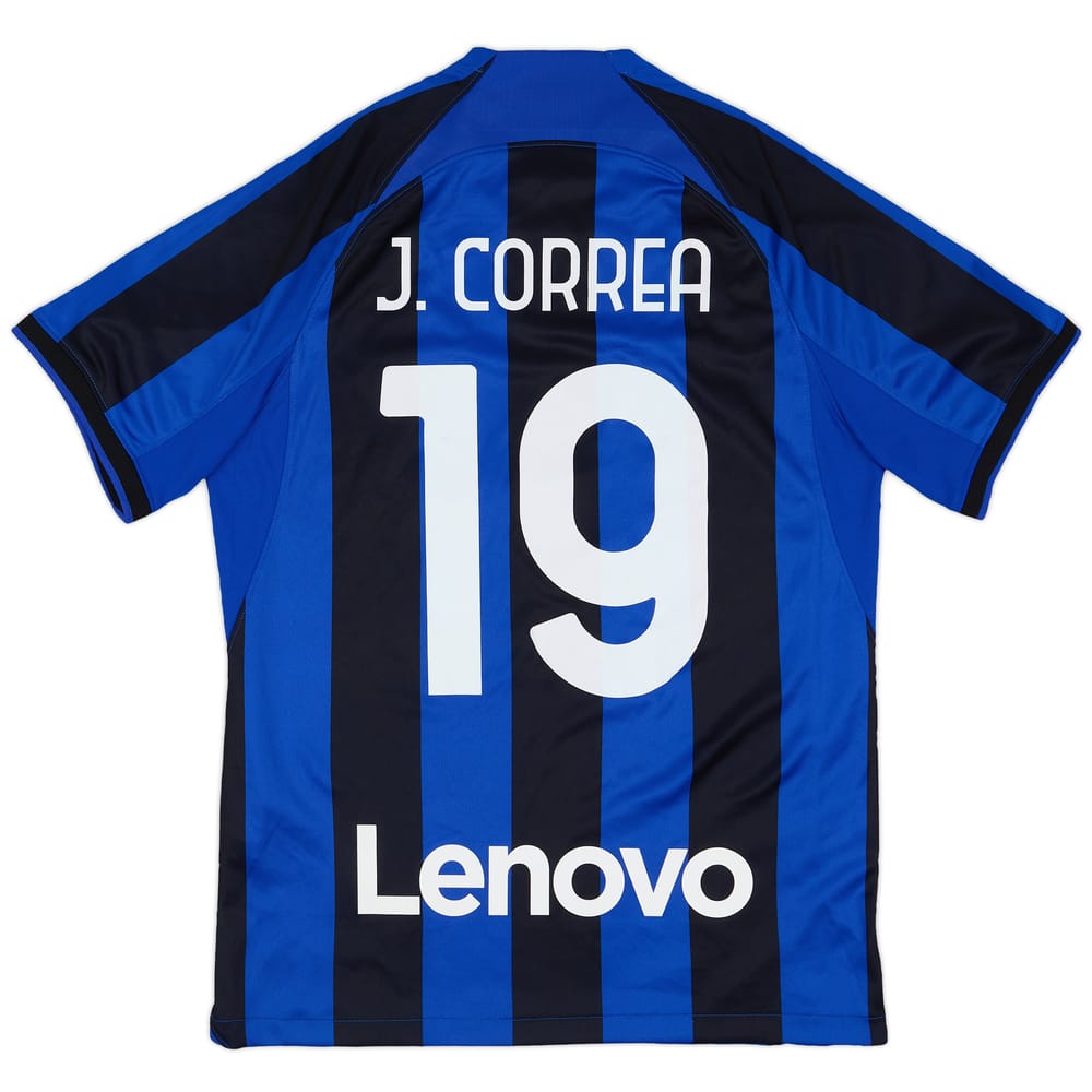 2022-23 Inter Milan Home Shirt Correa #19 - 8/10 - (M)