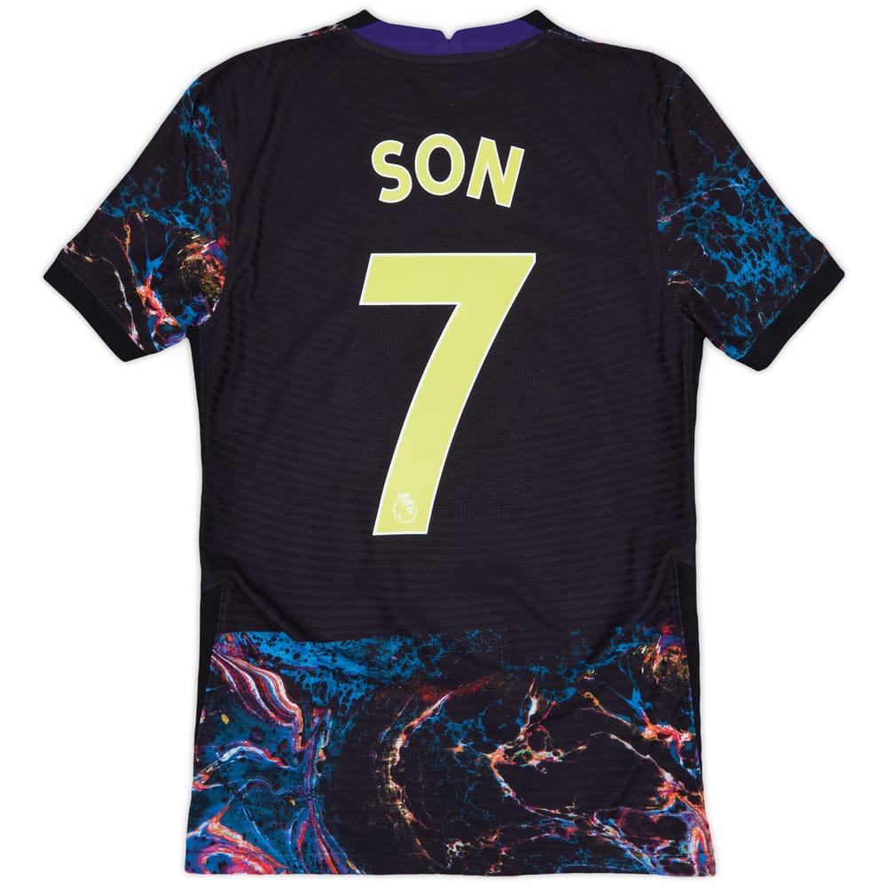 2021-22 Tottenham Authentic Away Shirt Son #7 - 10/10 - (XS)