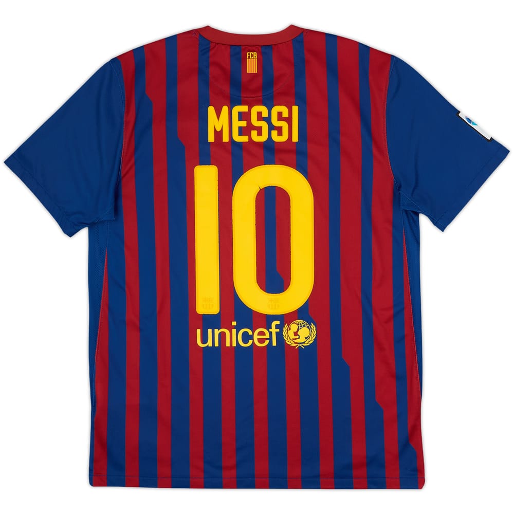 2011-12 Barcelona Home Shirt Messi #10 - 7/10 - (L)