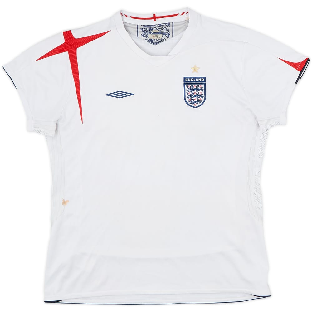 2005-07 England Home Shirt - 7/10 - (Women's M)