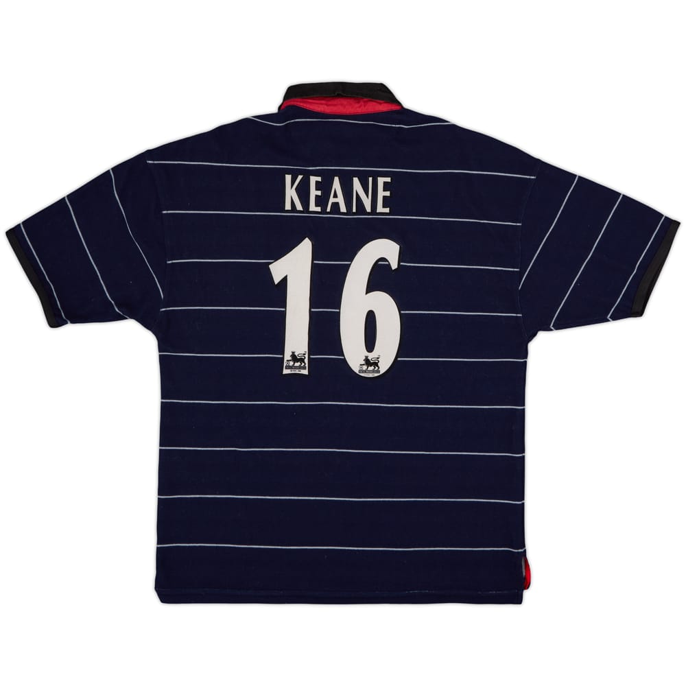 1999-00 Manchester United Away Shirt Keane #16 - 5/10 - (L)