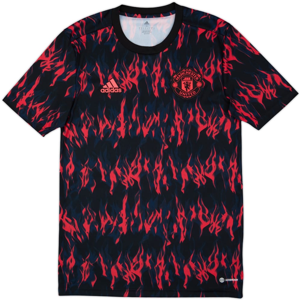 2021-22 Manchester United adidas Training Shirt - 8/10 - (S)