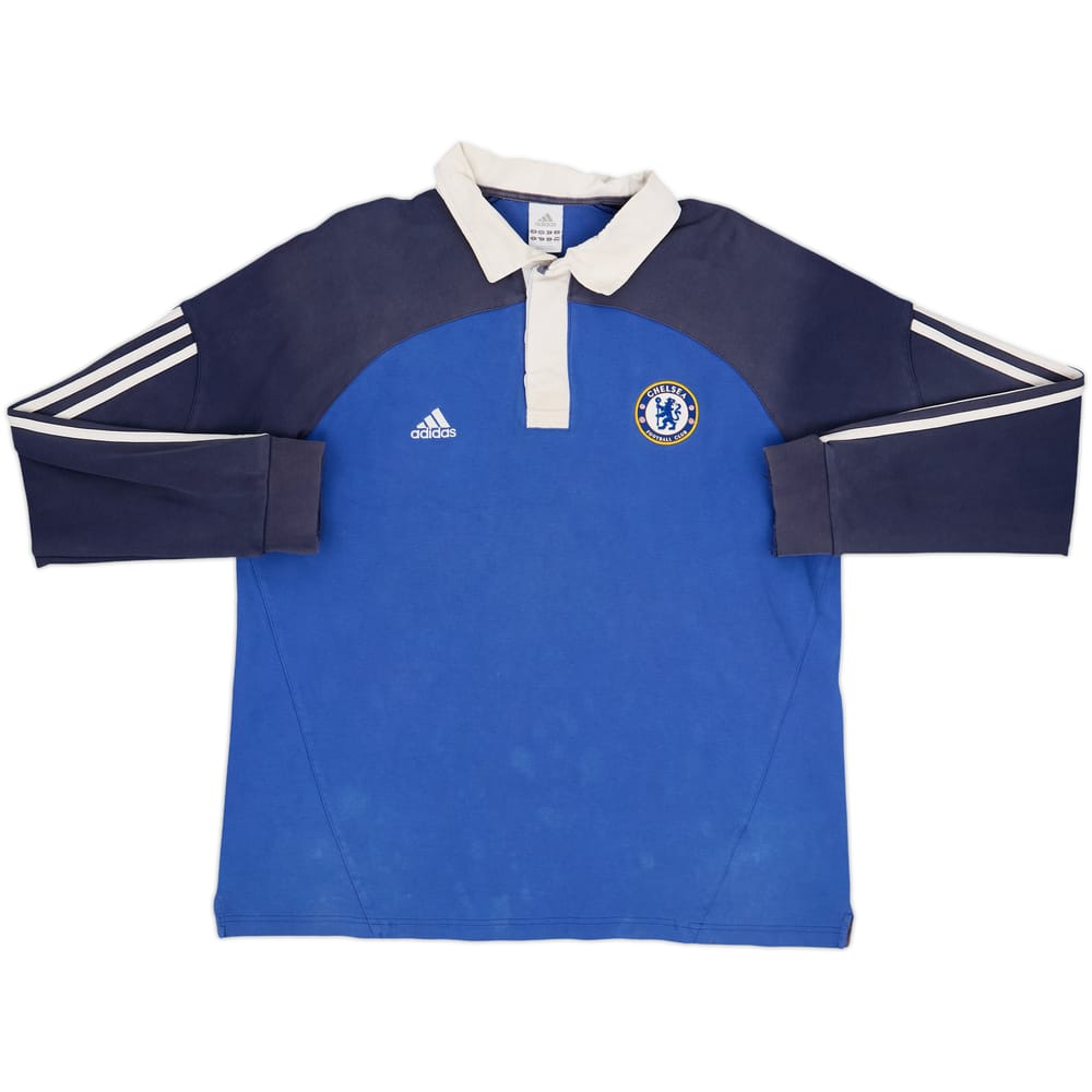 2007-08 Chelsea adidas Polo L/S Shirt - 4/10 - (L)